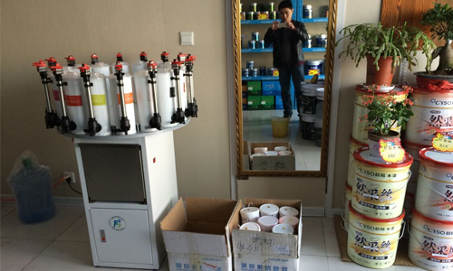 濟南賦（fù）彩內牆油漆調色機器設備