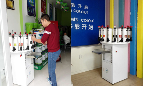 內外（wài）牆半自動電腦調（diào）色機